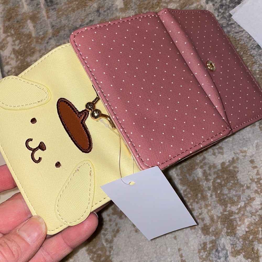 Pompompurin Kisslock Bifold Faux Leather Wallet - Picture 4 of 13